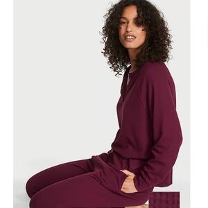 VS Waffle Henley Jogger Set-NWT